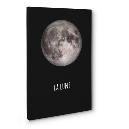 Tablou Canvas Luna Plina NEGRU 40x60