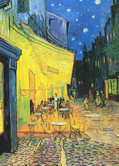 Tablou canvas Cafe Terrace at Night Vincent van Gogh 50x70 cm