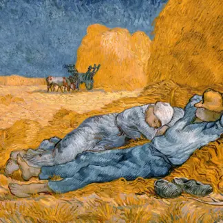 Tablou canvas Noon rest from work Vincent van Gogh 70x50 cm
